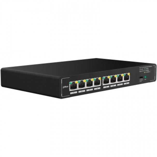 Dahua Technology SMG1008 network switch Unmanaged 2.5G Ethernet (100/1000/2500) Black Dahua Technology SMG1008 network switch Unmanaged 2.5G Ethernet (100/1000/2500) Black