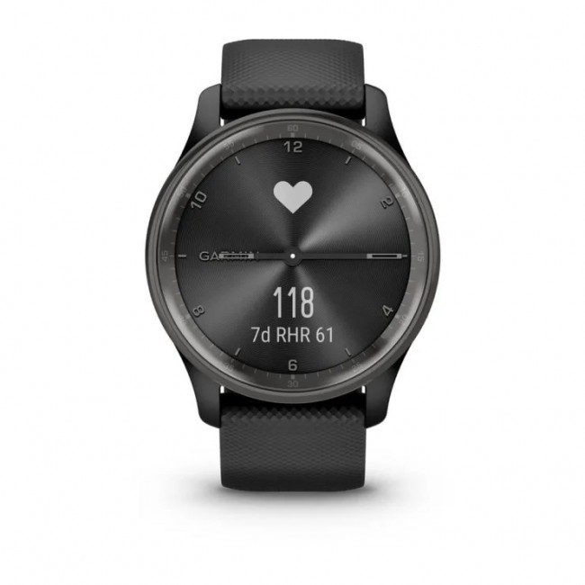 Garmin vivomove Trend LCD 40 mm Hybrid 254 x 346 pixels Touchscreen Black GPS (satellite)