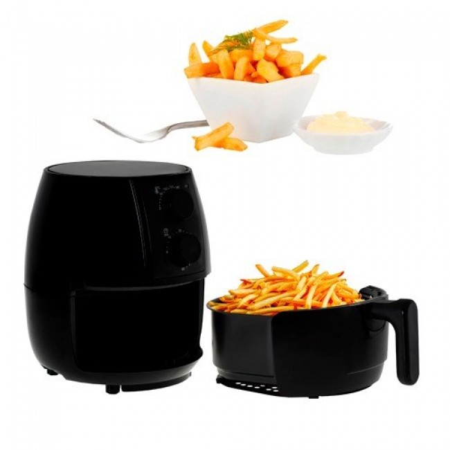 Adler AD 6312 fryer Single 2.5 L Stand-alone 1600 W Hot air fryer Black