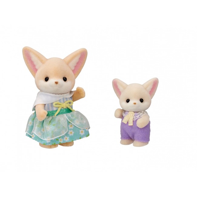 Sylvanian Families Sunny Picnic Set -Fennec Fox Sister & Baby
