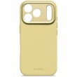 Decoded Silicone Backcover Apple iPhone 17 Pro Yuma Yellow mobile phone case 16 cm (6.3