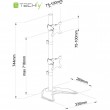 Techly ICA-LCD 2520V monitor mount / stand 68.6 cm (27 Techly ICA-LCD 2520V monitor mount / stand 68.6 cm (27