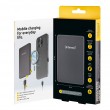 Intenso MW5000 Magnetic Power Bank 5000 mAh MagSafe Compatible, 15W Wireless Charging, 20W USB-C PD, Slim & Compact Tested in Germany Gray