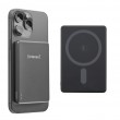 Intenso MW5000 Magnetic Power Bank 5000 mAh MagSafe Compatible, 15W Wireless Charging, 20W USB-C PD, Slim & Compact Tested in Germany Gray