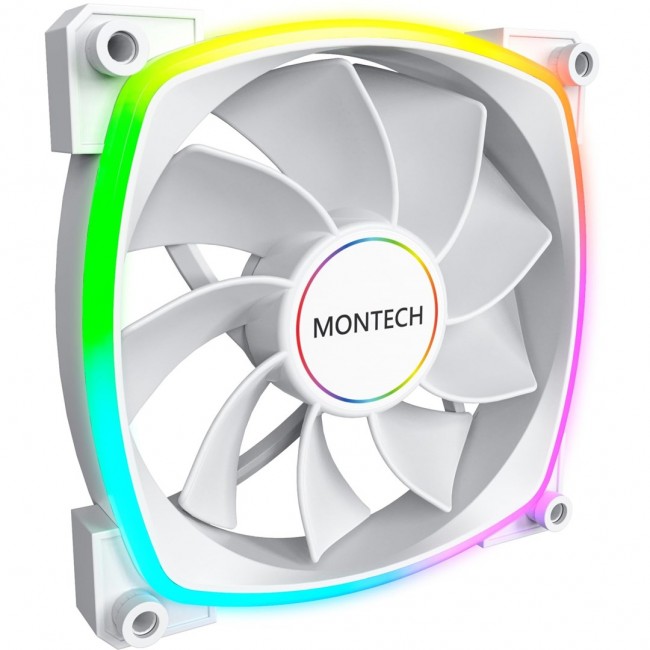 Montech RX140 PWM Computer case Fan 14 cm White 1 pc(s) Montech RX140 PWM Computer case Fan 14 cm White 1 pc(s)