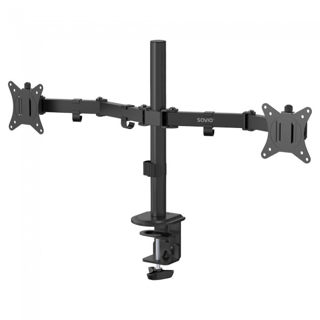 Savio UM-03 Dual Desk Mount for Monitor 17 32 Savio UM-03 Dual Desk Mount for Monitor 17 32