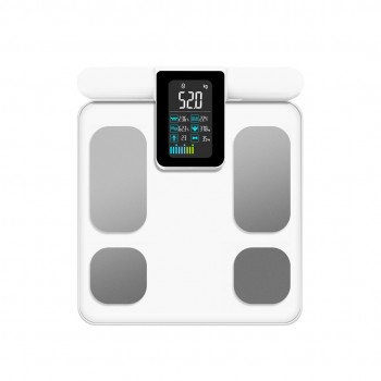 Extralink SMARTLIFE WAGA LAZIENKOWA Z ANALIZA SKLADU CIALA BIALA K-201