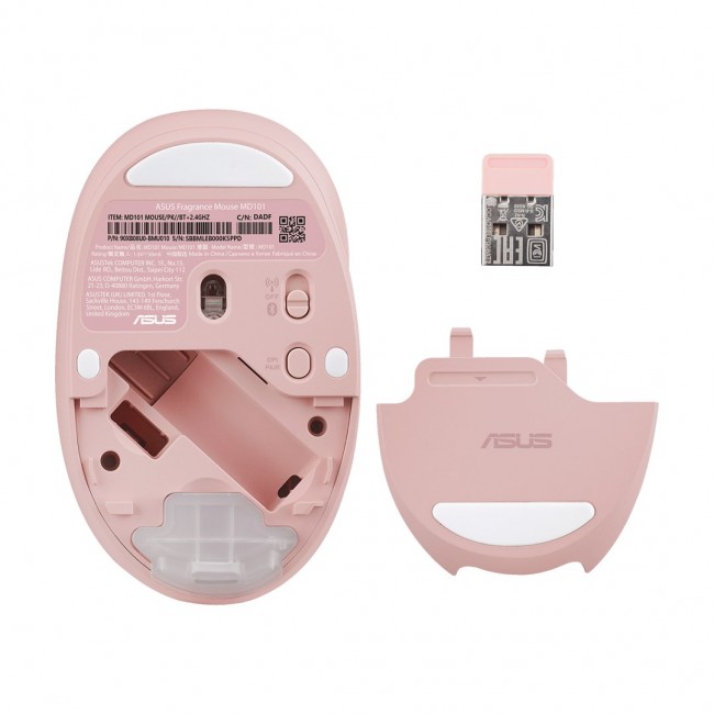 ASUS Fragrance MD101 mouse Home Ambidextrous RF Wireless + Bluetooth Optical 2400 DPI ASUS Fragrance MD101 mouse Home Ambidextrous RF Wireless + Bluetooth Optical 2400 DPI