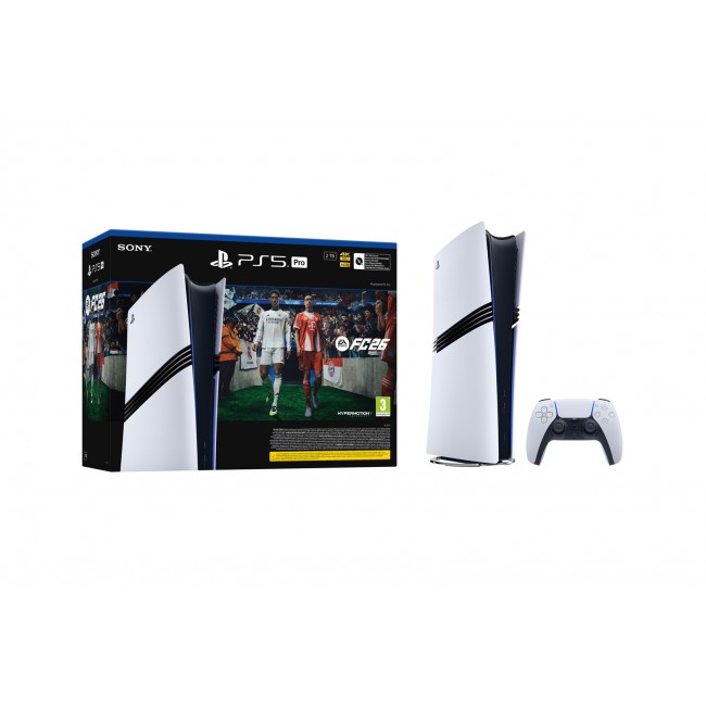 Sony Playstation 5 Pro FC26 Bundle 2 TB Wi-Fi Black, White Sony Playstation 5 Pro FC26 Bundle 2 TB Wi-Fi Black, White