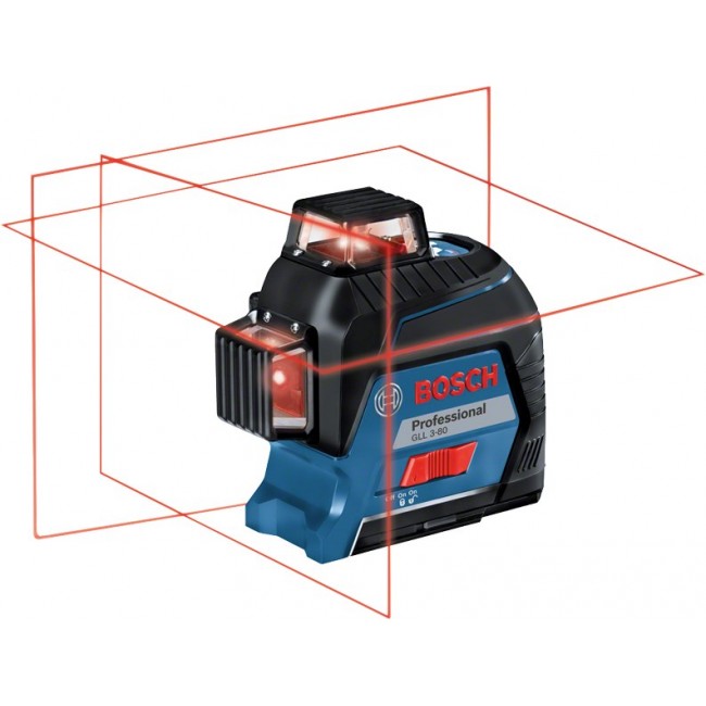 Bosch GLL 3-80 Professional Line level 30 m 630 - 650 nm ( 10 mW)