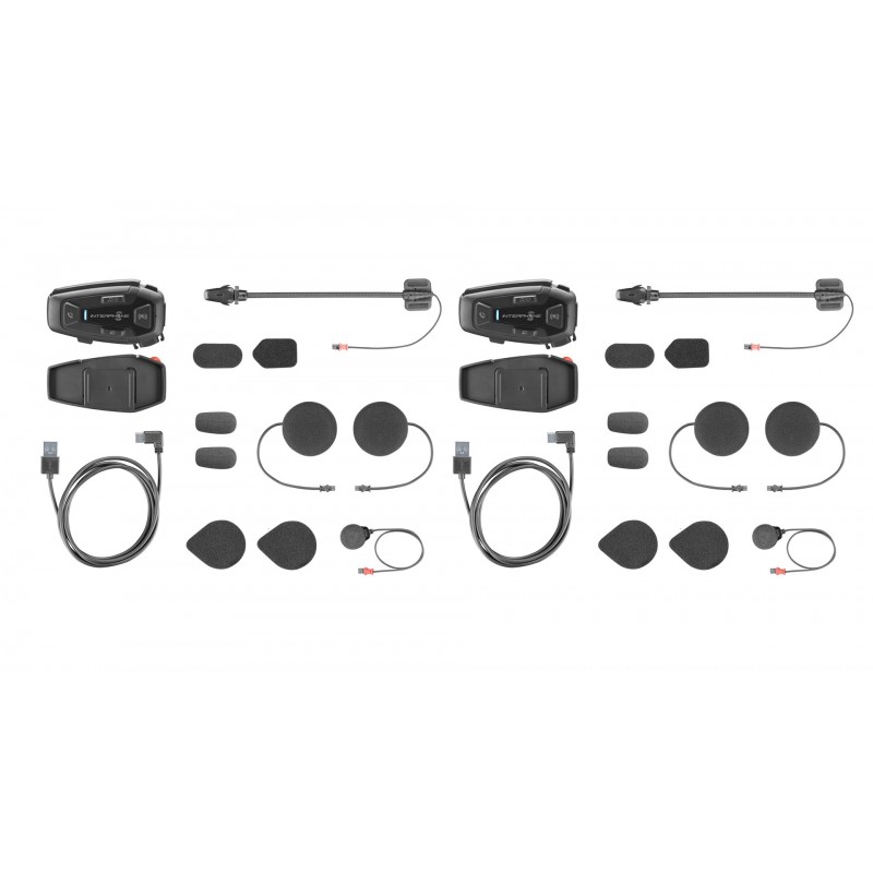 Interphone U-COM 8R Motorbike intercom 1600 m Black