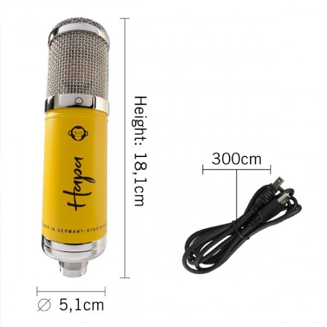 Monkey Banana Hapa Yellow Table microphone Monkey Banana Hapa Yellow Table microphone