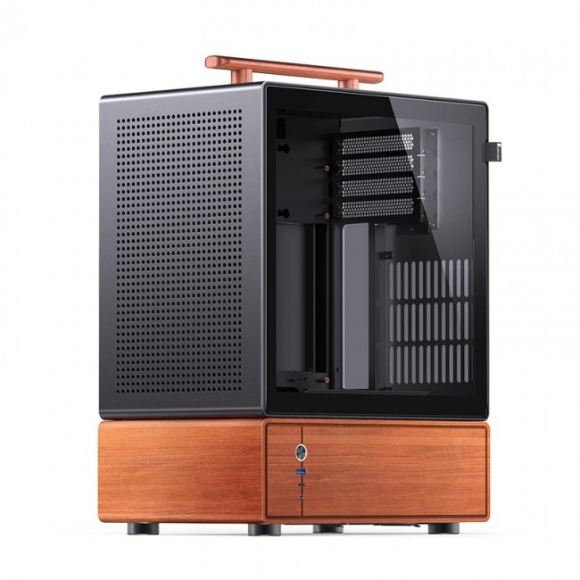 Jonsbo T7 Midi Tower Black, Wood Jonsbo T7 Midi Tower Black, Wood