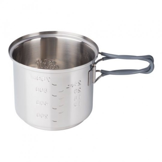 ESBIT Cookset w. alc. burner, jar, stainless steel ESBIT Cookset w. alc. burner, jar, stainless steel