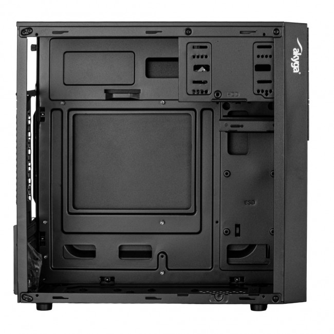 Akyga Obudowa Micro ATX AK19BK USB-C + USB 3.0 + 2x USB 2.0 czarna bez PSu Micro Tower Black