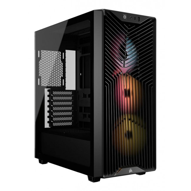 Corsair 3200D RS ARGB Mid-Tower PC Case - Smoke Midi Tower Black