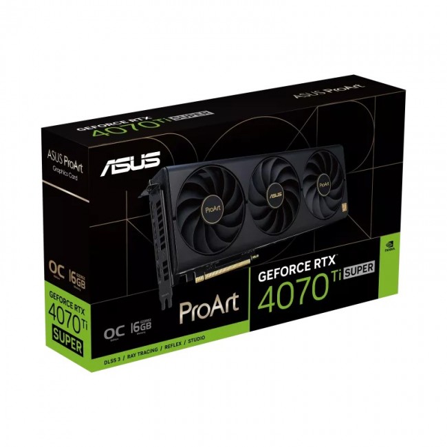 ASUS ProArt -RTX4070TIS-O16G NVIDIA GeForce RTX 4070 Ti SUPER 16 GB GDDR6X