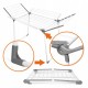 PROMIS MILANO clothes dryer, extendable, additional 4 wings