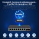 Extralink PoE Switch CERES 8x 100Mb/s PoE/PoE+, 2x RJ45 Uplink 100Mb/s, 96W