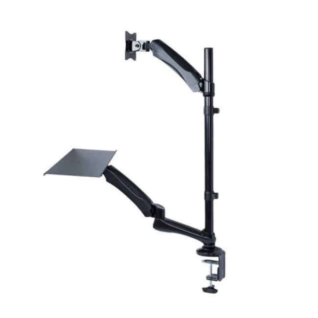 Maclean Monitor and Keyboard Mount, for Standing Up Work, MC-681 Maclean Monitor and Keyboard Mount, for Standing Up Work, MC-681