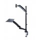 Maclean Monitor and Keyboard Mount, for Standing Up Work, MC-681 Maclean Monitor and Keyboard Mount, for Standing Up Work, MC-681