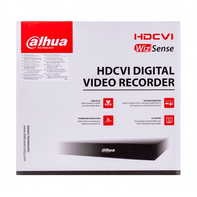 Dahua Technology XVR5104HS-I3 digital video recorder (DVR) Black Dahua Technology XVR5104HS-I3 digital video recorder (DVR) Black