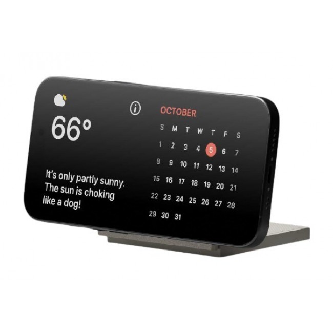 Native Union Rise Solo Qi2 Wireless Charger Sandstone