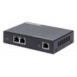 Intellinet 2-Port Gigabit Ultra PoE Extender, Adds up to 100 m (328 ft.) to PoE Range, PoE Power Budget 60 W, Two PSE Ports with 30 W Output Each, IEEE 802.3bt/at/af Compliant, Metal Housing