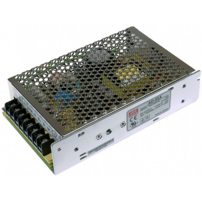 ZASILACZ BUFOROWY IMPULSOWY MEAN WELL AD-55A 13,8V/3,5A ZASILACZ BUFOROWY IMPULSOWY MEAN WELL AD-55A 13,8V/3,5A