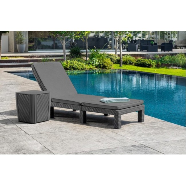 Keter Daytona Deluxe beach chair Grey Lying/Sitting Keter Daytona Deluxe beach chair Grey Lying/Sitting