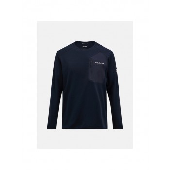 Sweatshirt PEAK PERFORMANCE Freelight Grid black