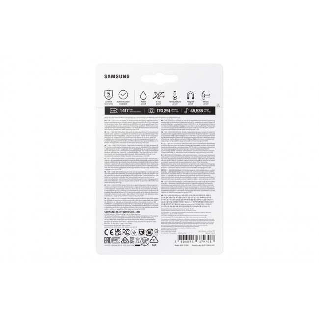 Samsung MUF-512BE USB flash drive 512 GB USB Type-A 3.2 Gen 1 (3.1 Gen 1) Grey Samsung MUF-512BE USB flash drive 512 GB USB Type-A 3.2 Gen 1 (3.1 Gen 1) Grey