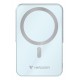 Verbatim Charge 'n' Go Magnetic Wireless Power Bank with stand - 10000 mAh Blue