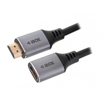 IBox ITVFMHD012 HDMI to HDMI 4K extension cable with gold plug 2 m