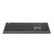 Gembird KB-MCH-06-CYRL Slim wired multimedia keyboard with Type-C adapter, Cyrillic layout, black