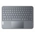 Inateck KB01105_GRAY mobile device keyboard QWERTZ Bluetooth Grey