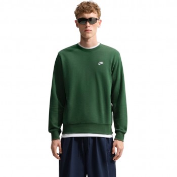 Bluza męska Nike Club FT zielona FN3888 323 S