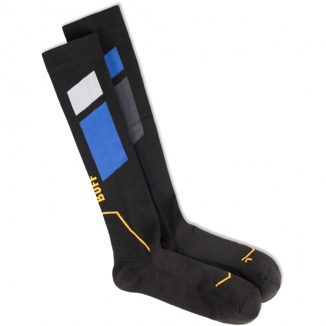 BUFF THERMONET Over The Calf Socks, Black, L