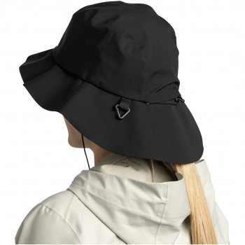 Czapka z daszkiem BUFF RAIN BOONEY HAT SOLID BLACK S/M L/XL