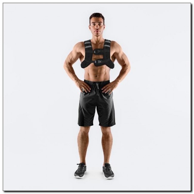 Workout waistcoat with 5 kg neoprene weights HMS KTO05