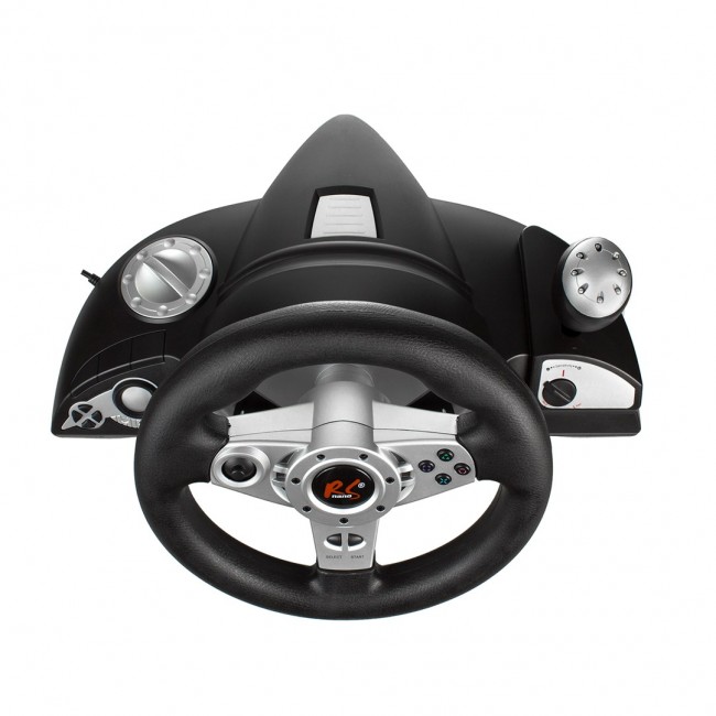 NanoRS RS700 Gaming Controller Black, Silver USB Steering wheel Analogue / Digital Android, PC, PlayStation 4, Playstation 3, Xbox One. NanoRS RS700 Gaming Controller Black, Silver USB Steering wheel Analogue / Digital Android, PC, PlayStation 4, Playstation 3, Xbox One.