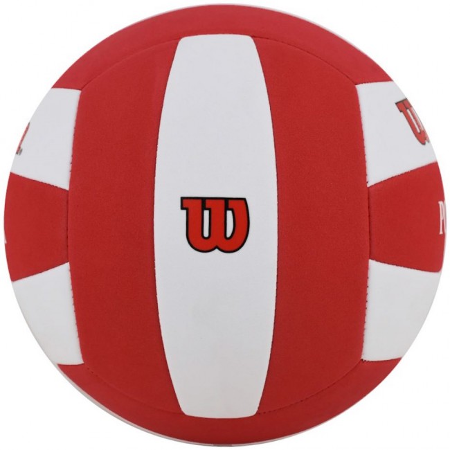 Volleyball Wilson Super Soft Play VB Poland official size white and red size 5 WTH90118XBPO Volleyball Wilson Super Soft Play VB Poland official size white and red size 5 WTH90118XBPO
