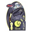 FLEXI New Neon L - retractable leash - 5 m