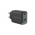Conceptronic ALTHEA20B45 2-Port 45W GaN USB PD Charger, USB-C x 1, USB-A x 1, QC 3.0, PPS, PD 3.0