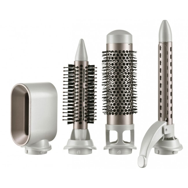 ADLER AD 2027 white hair dryer and curling iron