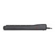 Activejet black power strip with cord ACJ COMBO 5G/3M/BEZP. AUTO/CZ