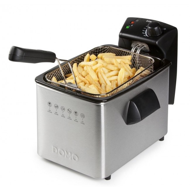 Domo DO465FR fryer Single 4 L 3000 W Stainless steel