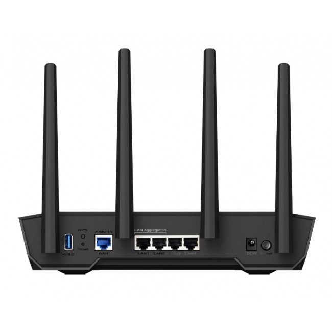 ASUS TUF-AX4200 wireless router Gigabit Ethernet Dual-band (2.4 GHz / 5 GHz) Black ASUS TUF-AX4200 wireless router Gigabit Ethernet Dual-band (2.4 GHz / 5 GHz) Black