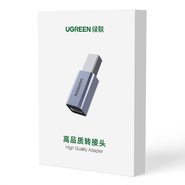 Ugreen USB Type-C to USB Type-B adapter (grey) Ugreen USB Type-C to USB Type-B adapter (grey)