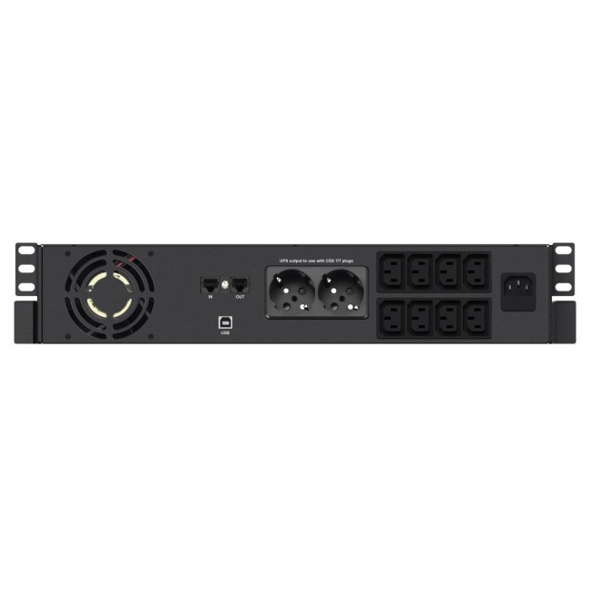 Infosec X4 2000 RM Plus uninterruptible power supply (UPS) Line-Interactive 2 kVA 1200 W 10 AC outlet(s)